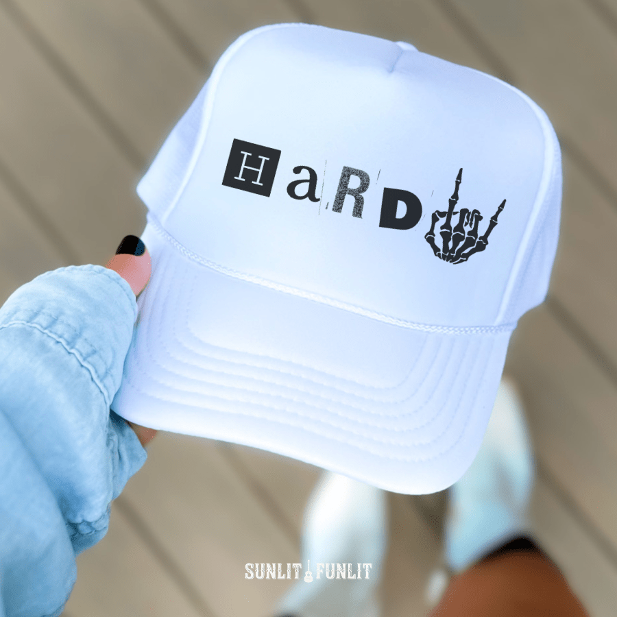 Hard🤘🏽 Country Trucker Hat - Sunlit Funlit Country Concert Tees