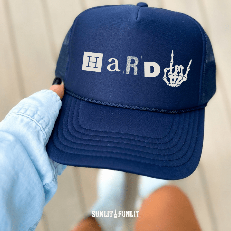 Hard🤘🏽 Country Trucker Hat - Sunlit Funlit Country Concert Tees