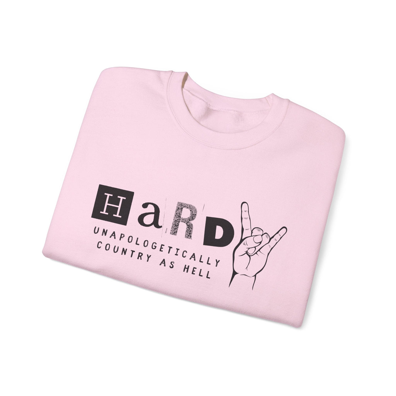 Hardy Country As Hell Sweatshirt - Sunlit Funlit Country Music Tees