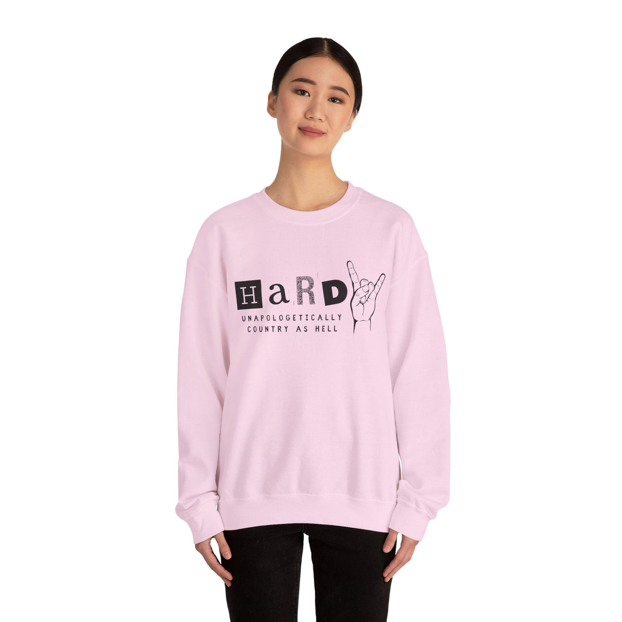 Hardy Country As Hell Sweatshirt - Sunlit Funlit Country Music Tees