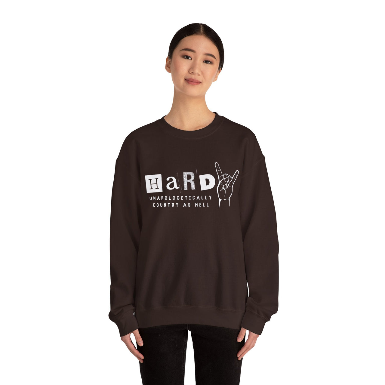 Hardy Country As Hell Sweatshirt - Sunlit Funlit Country Music Tees