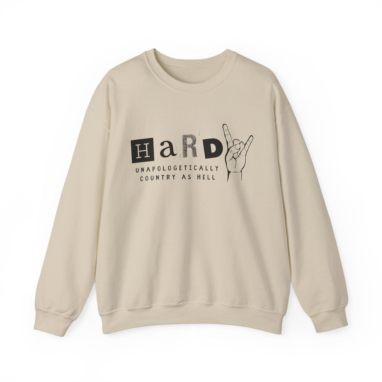 Hardy Country As Hell Sweatshirt - Sunlit Funlit Country Music Tees