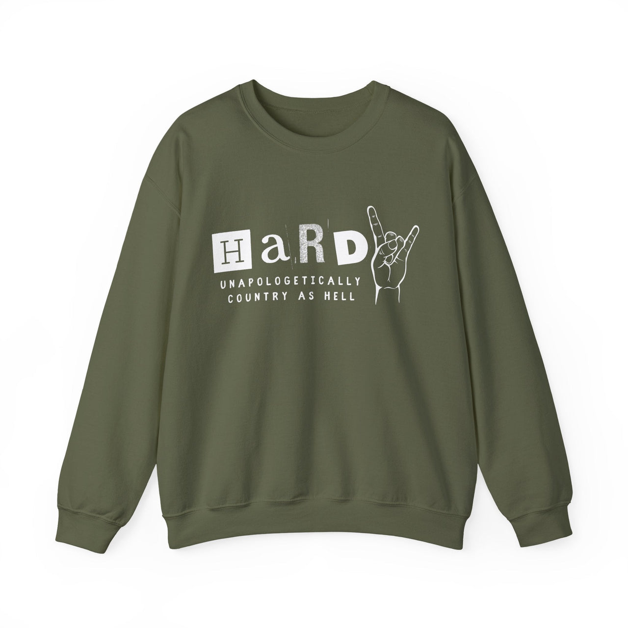 Hardy Country As Hell Sweatshirt - Sunlit Funlit Country Music Tees