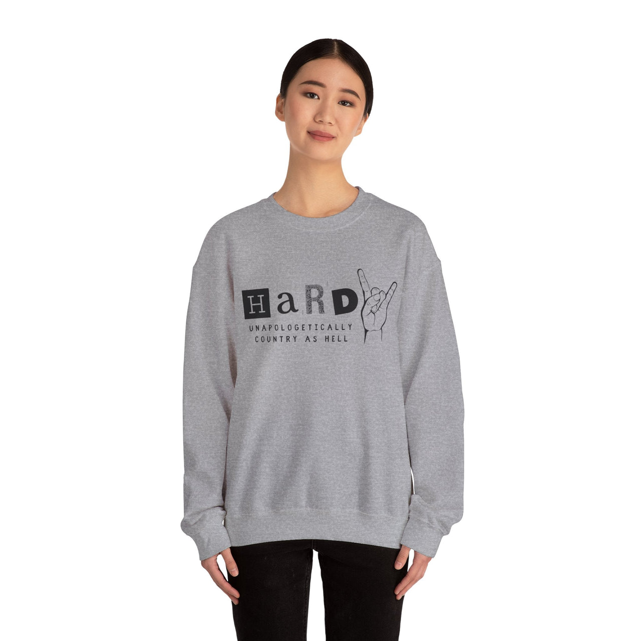 Hardy Country As Hell Sweatshirt - Sunlit Funlit Country Music Tees
