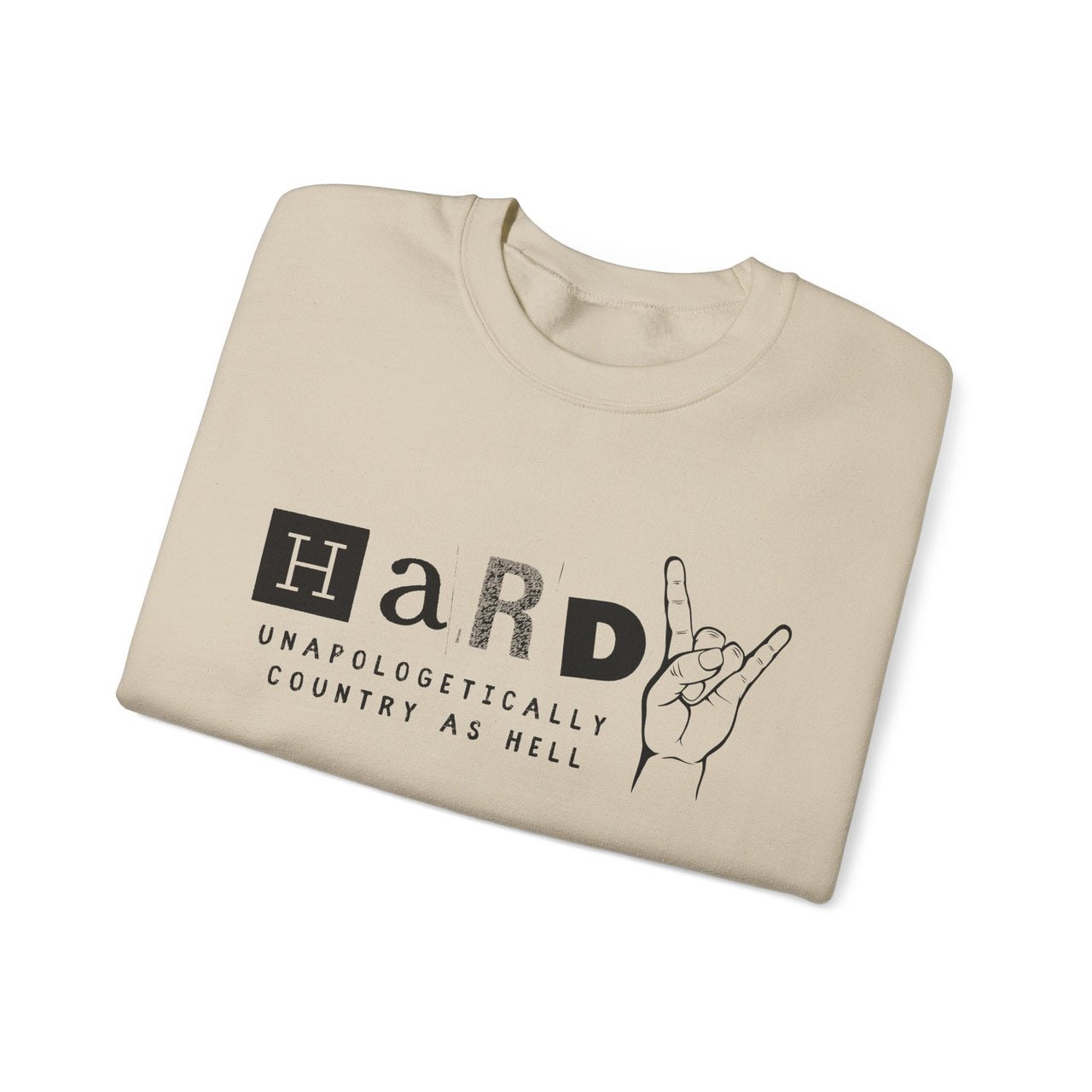 Hardy Country As Hell Sweatshirt - Sunlit Funlit Country Music Tees