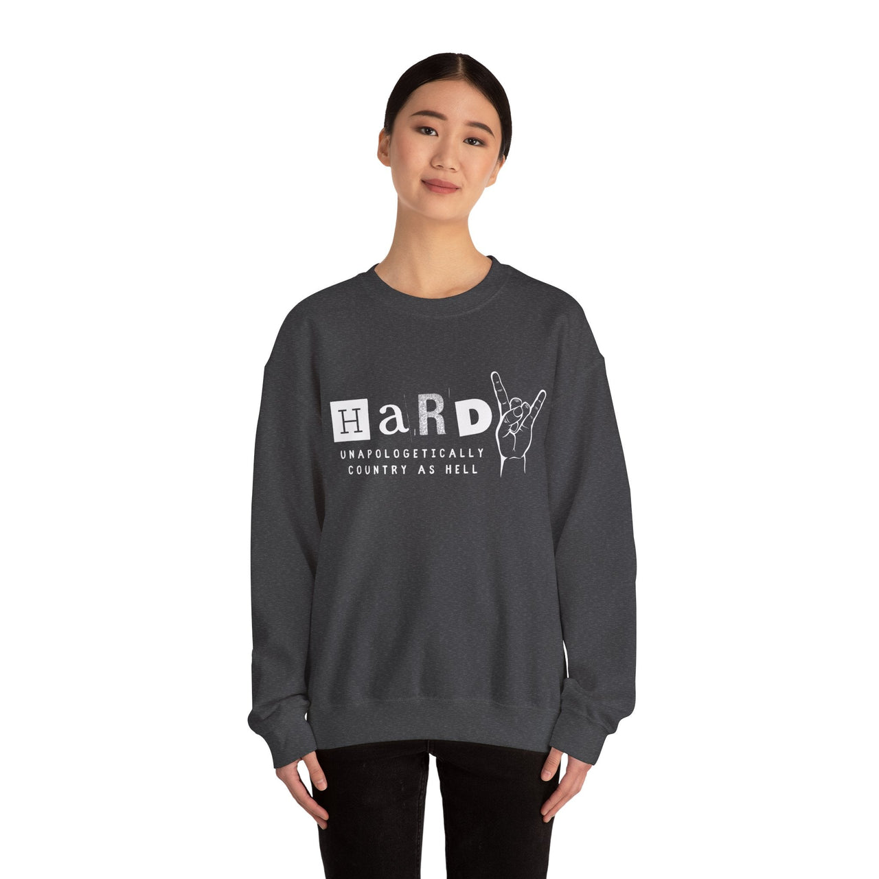 Hardy Country As Hell Sweatshirt - Sunlit Funlit Country Music Tees