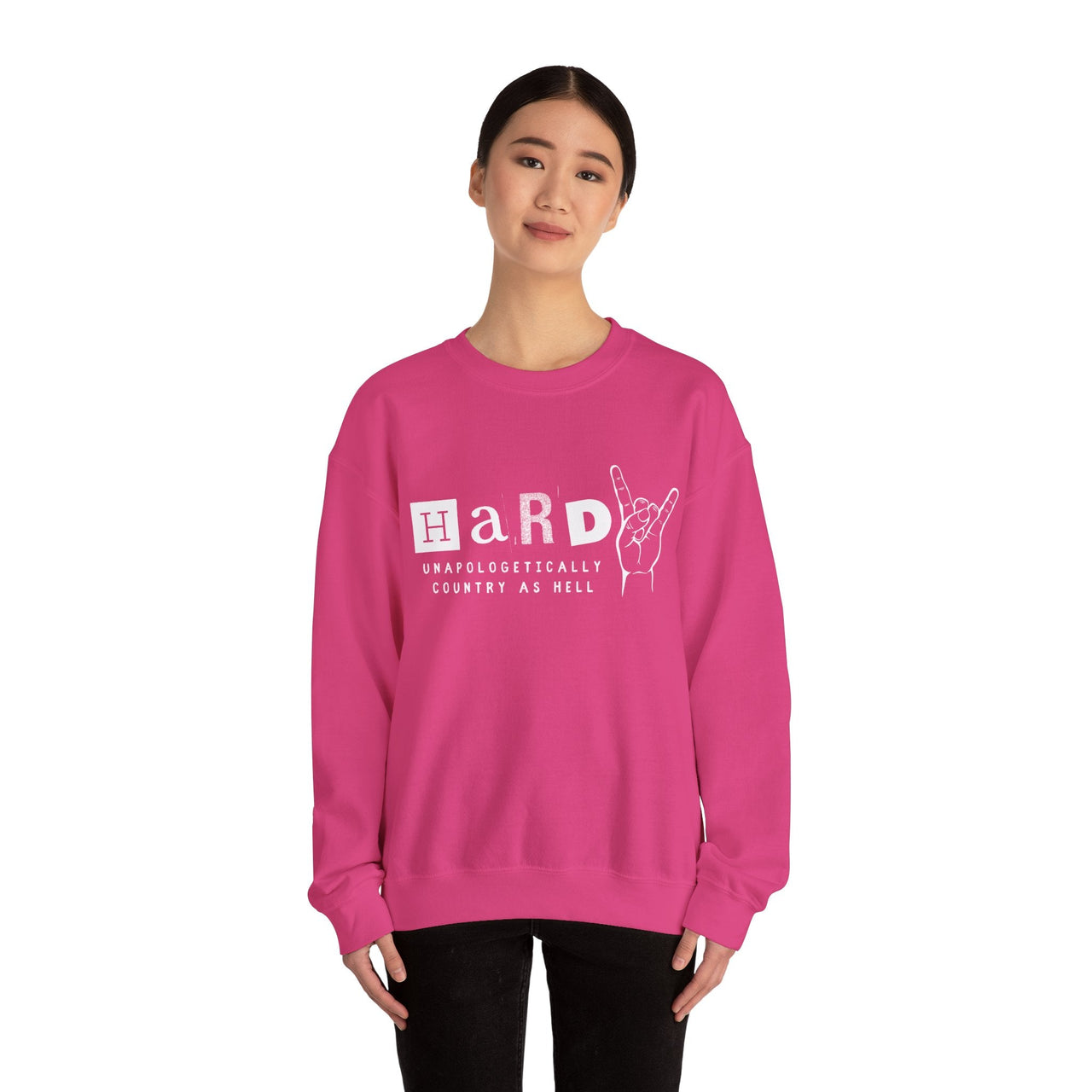 Hardy Country As Hell Sweatshirt - Sunlit Funlit Country Music Tees