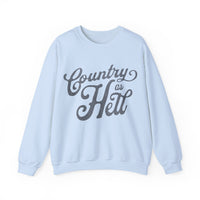 Thumbnail for Hardy Country As Hell Sweatshirt - Sunlit Funlit Country Music Tees