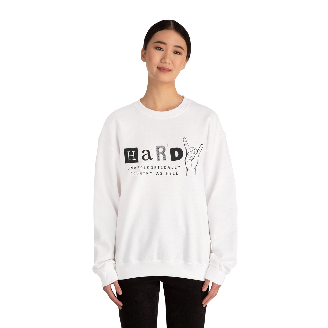 Hardy Country As Hell Sweatshirt - Sunlit Funlit Country Music Tees