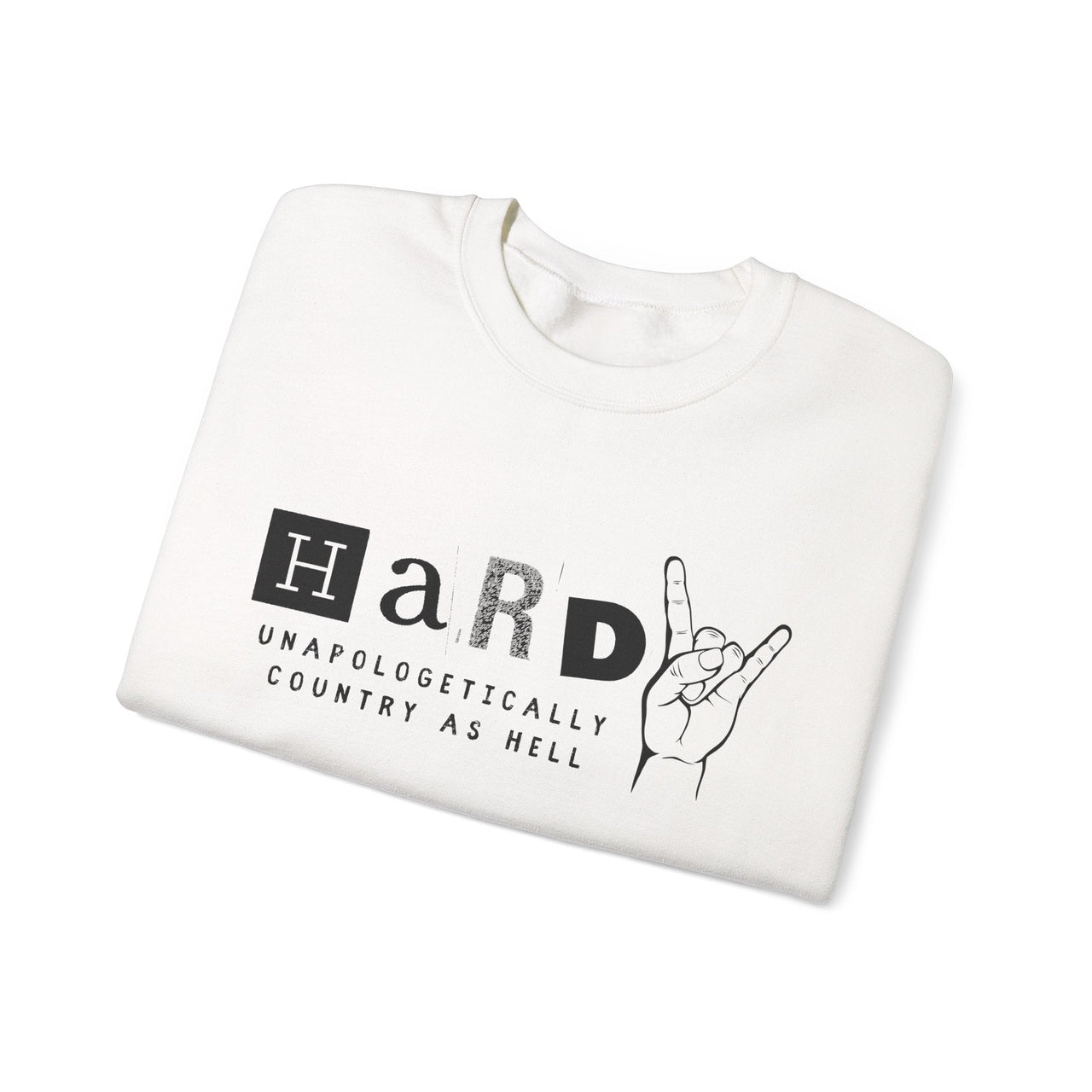 Hardy Country As Hell Sweatshirt - Sunlit Funlit Country Music Tees