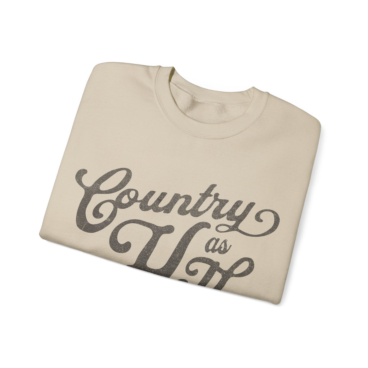 Hardy Country As Hell Sweatshirt - Sunlit Funlit Country Music Tees