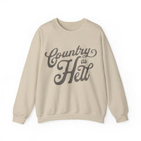 Thumbnail for Hardy Country As Hell Sweatshirt - Sunlit Funlit Country Music Tees