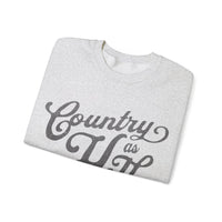Thumbnail for Hardy Country As Hell Sweatshirt - Sunlit Funlit Country Music Tees