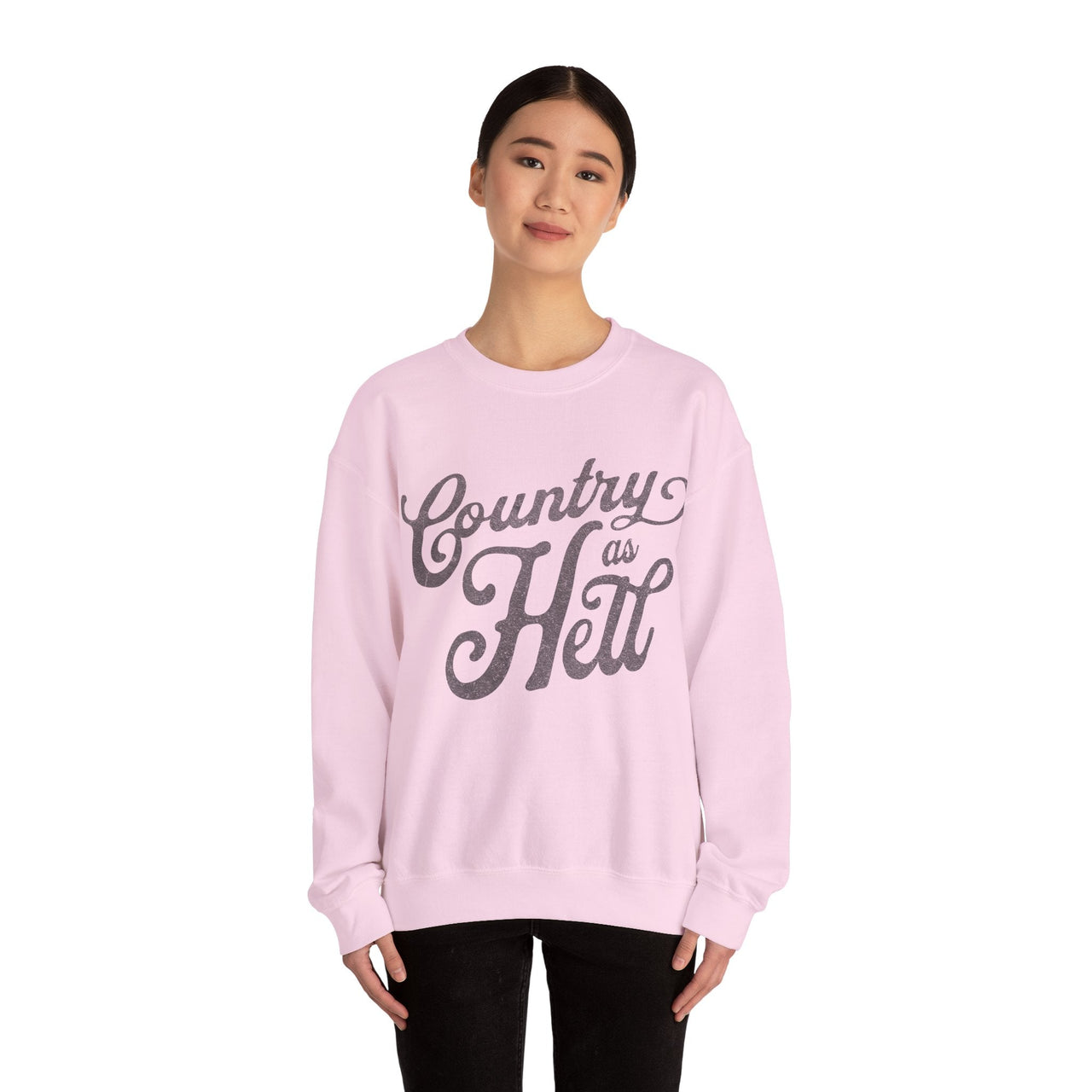 Hardy Country As Hell Sweatshirt - Sunlit Funlit Country Music Tees