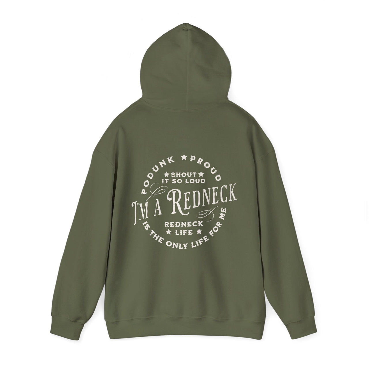 Hardy I'm A Redneck Hoodie - Adult - Sunlit Funlit Country Music Tees