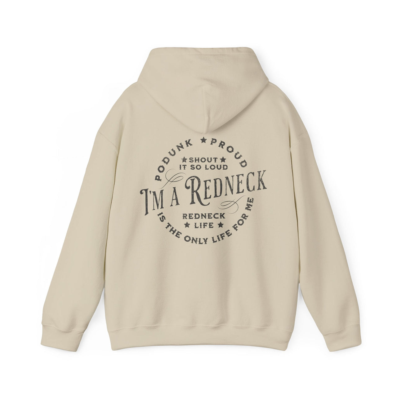 Hardy I'm A Redneck Hoodie - Adult - Sunlit Funlit Country Music Tees