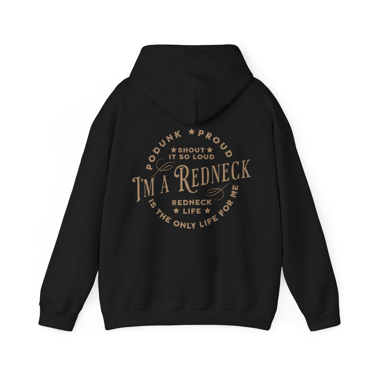Hardy I'm A Redneck Hoodie - Adult - Sunlit Funlit Country Music Tees