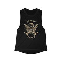 Thumbnail for Hardy Podunk Proud Muscle Tank - Sunlit Funlit Country Music Tees