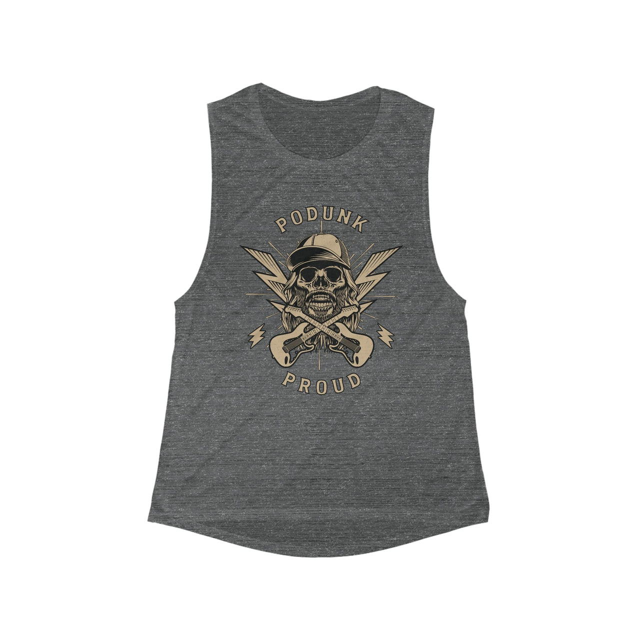 Hardy Podunk Proud Muscle Tank - Sunlit Funlit Country Music Tees