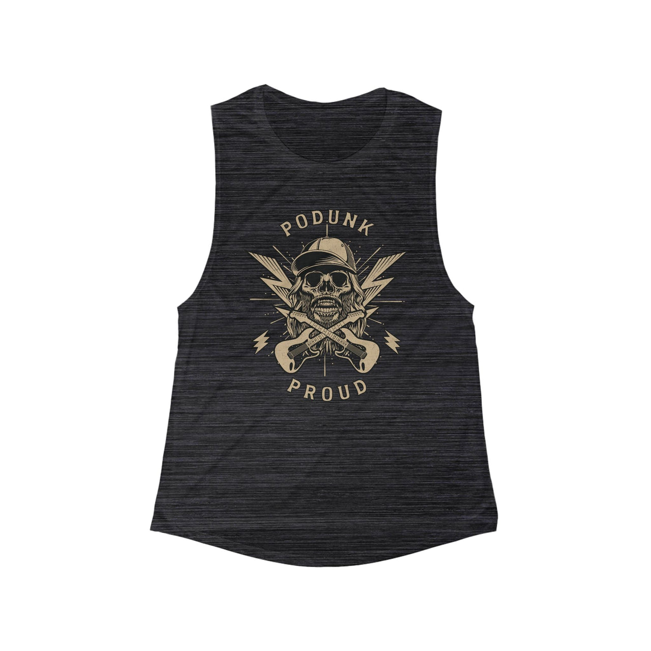 Hardy Podunk Proud Muscle Tank - Sunlit Funlit Country Music Tees
