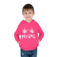Thumbnail for Hardy Psycho Toddler Fleece Hoodie - Sunlit Funlit Country Music Tees