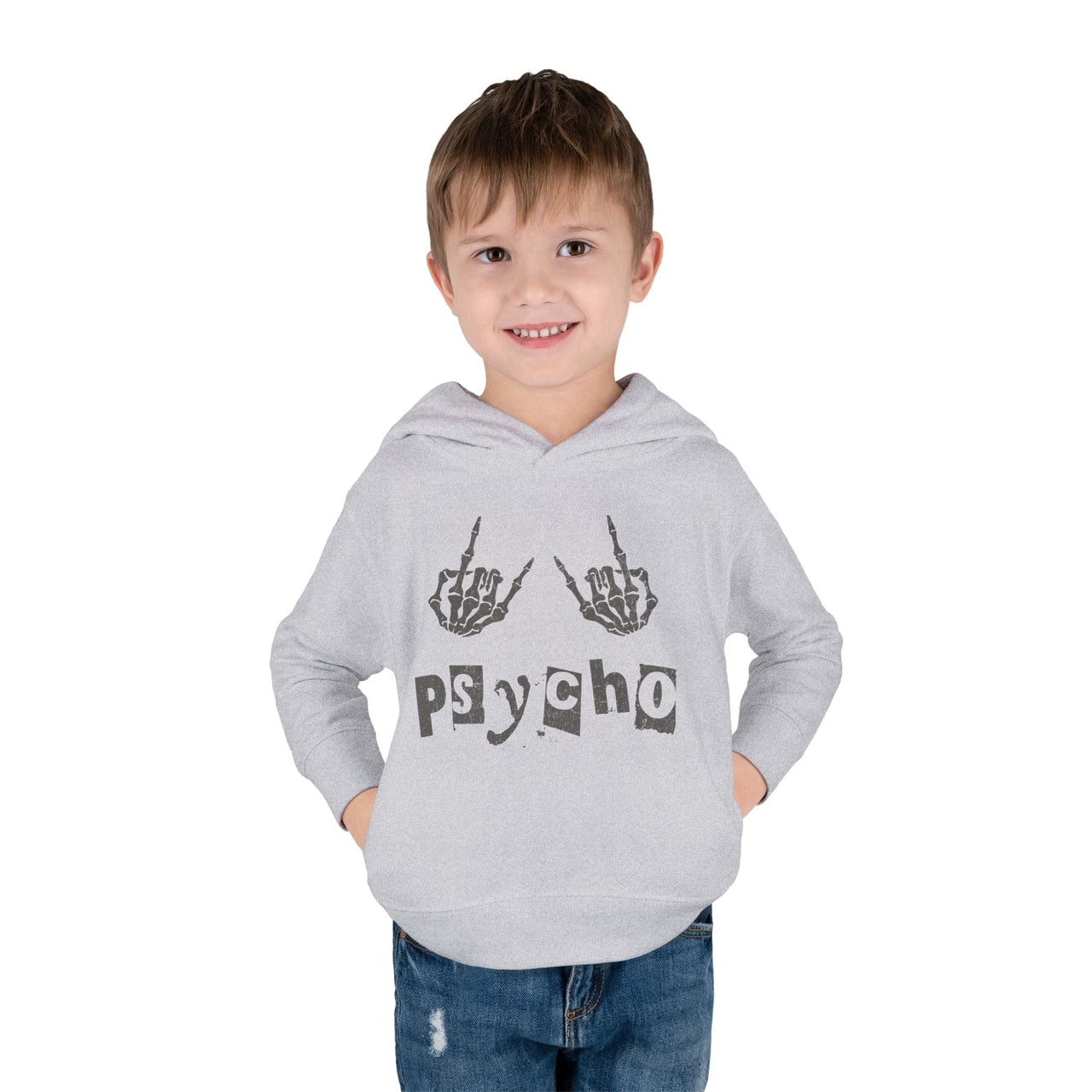 Hardy Psycho Toddler Fleece Hoodie - Sunlit Funlit Country Music Tees