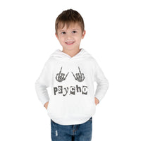Thumbnail for Hardy Psycho Toddler Fleece Hoodie - Sunlit Funlit Country Music Tees