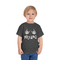 Thumbnail for Hardy Psycho Toddler Tee - Sunlit Funlit Country Music Tees