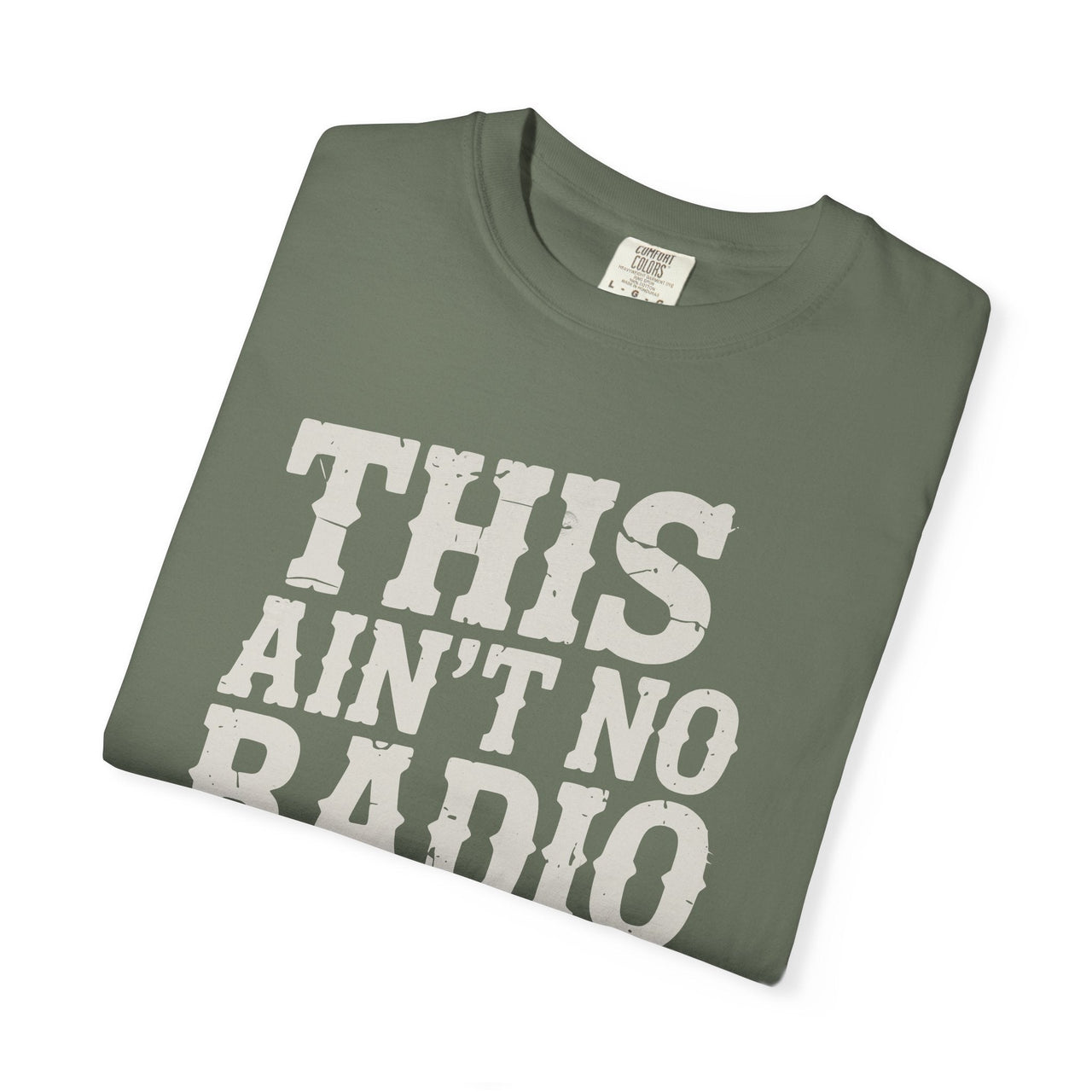 Hardy Radio Song Comfort Colors Tee - Sunlit Funlit Country Music Tees