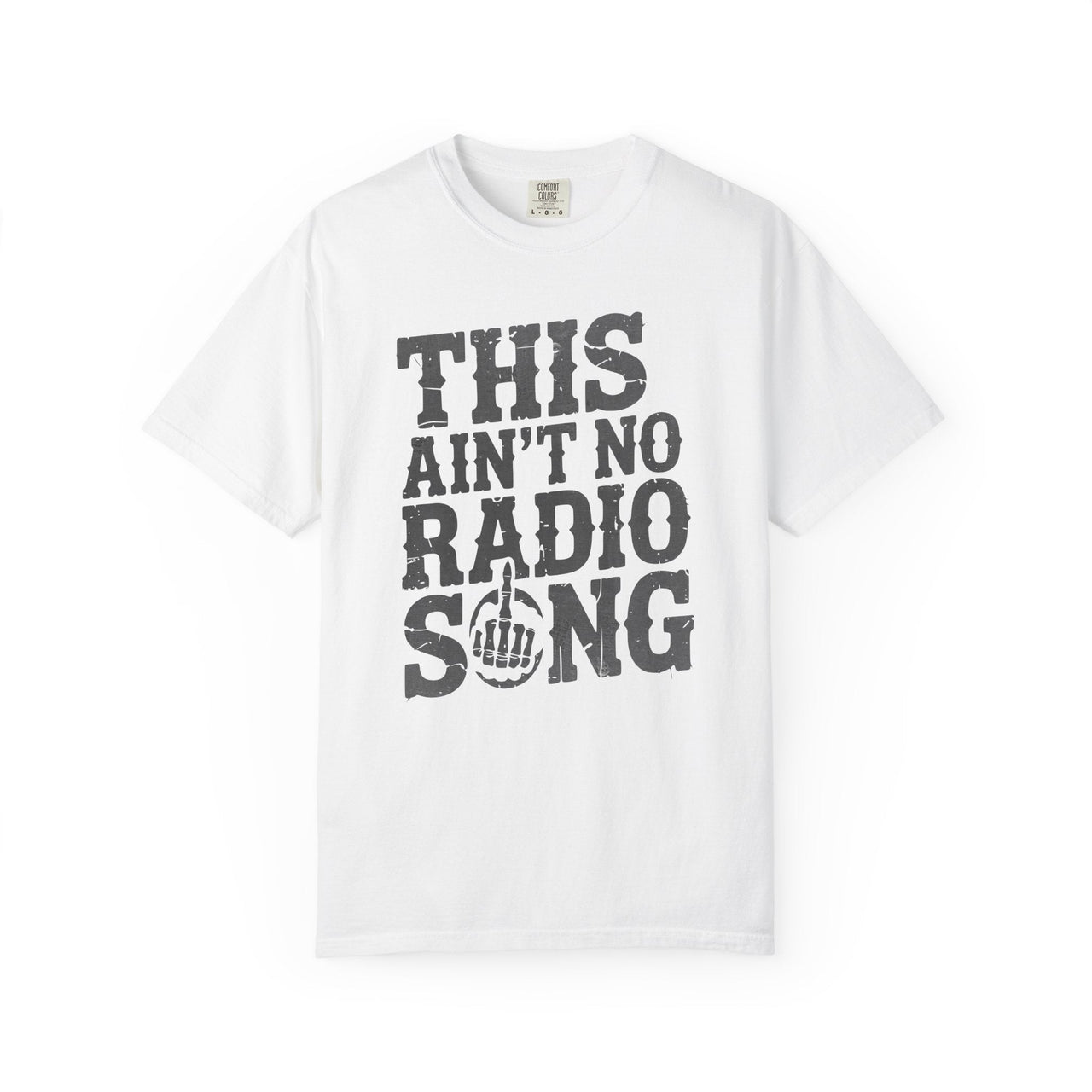 Hardy Radio Song Comfort Colors Tee - Sunlit Funlit Country Music Tees