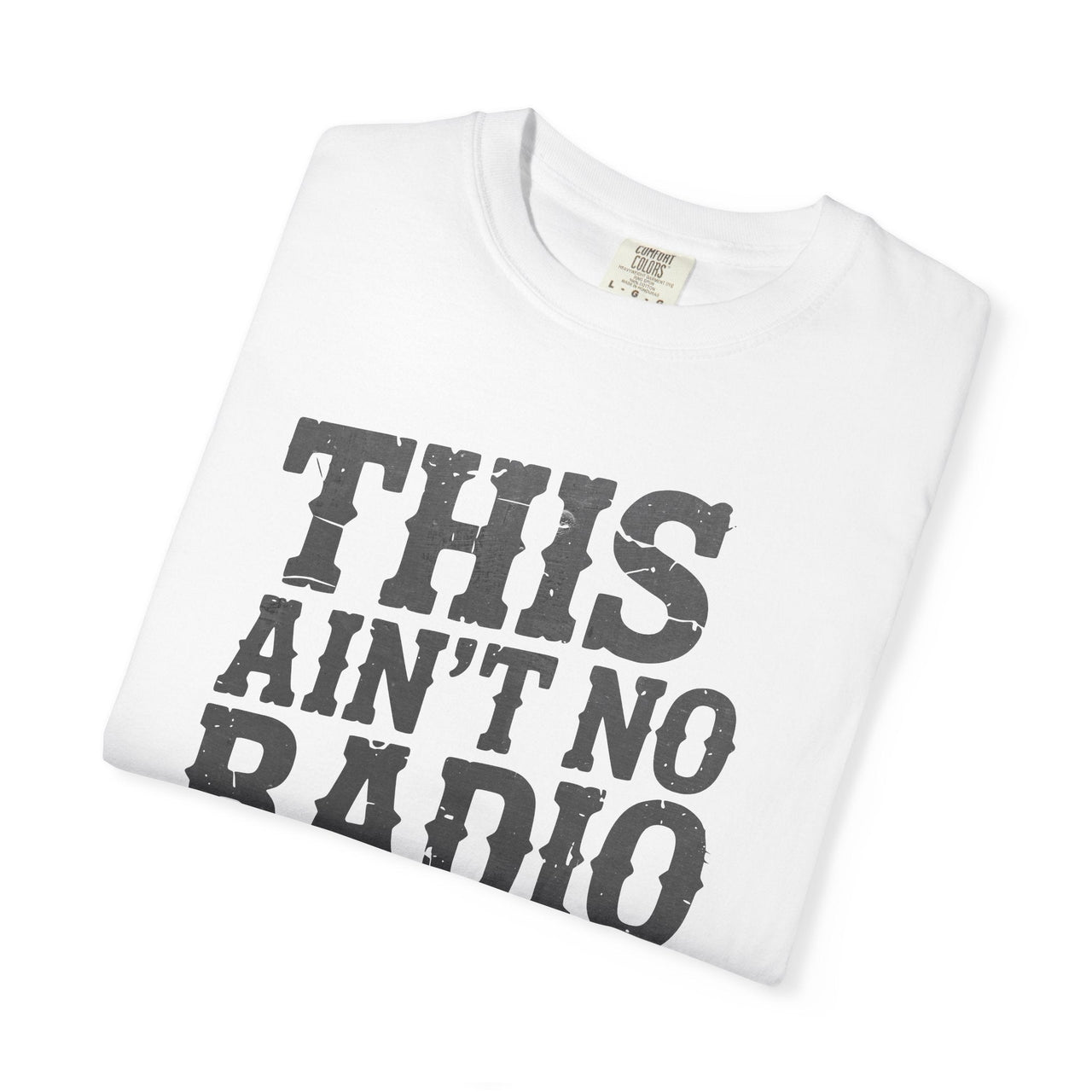 Hardy Radio Song Comfort Colors Tee - Sunlit Funlit Country Music Tees