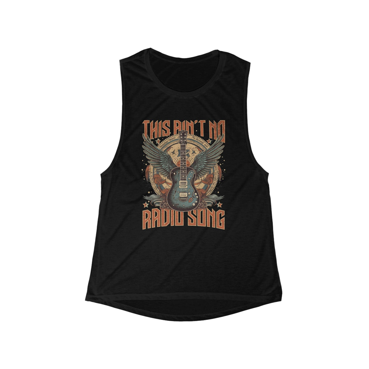 Hardy Radio Song Muscle Tank - Sunlit Funlit Country Music Tees