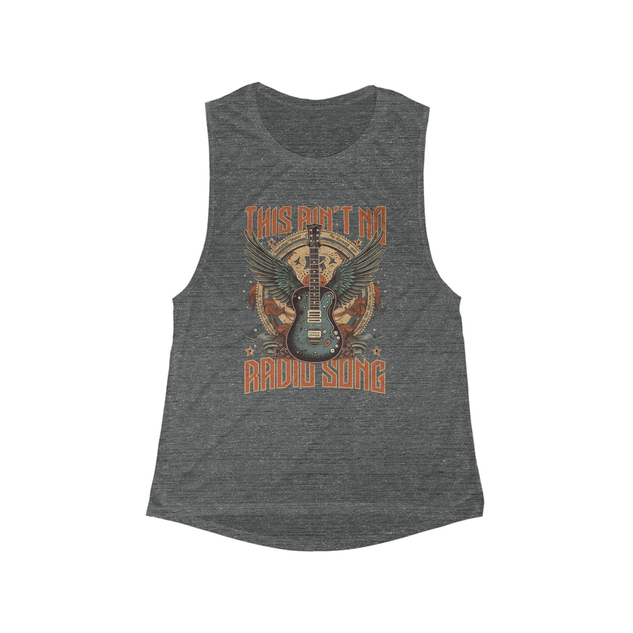 Hardy Radio Song Muscle Tank - Sunlit Funlit Country Music Tees