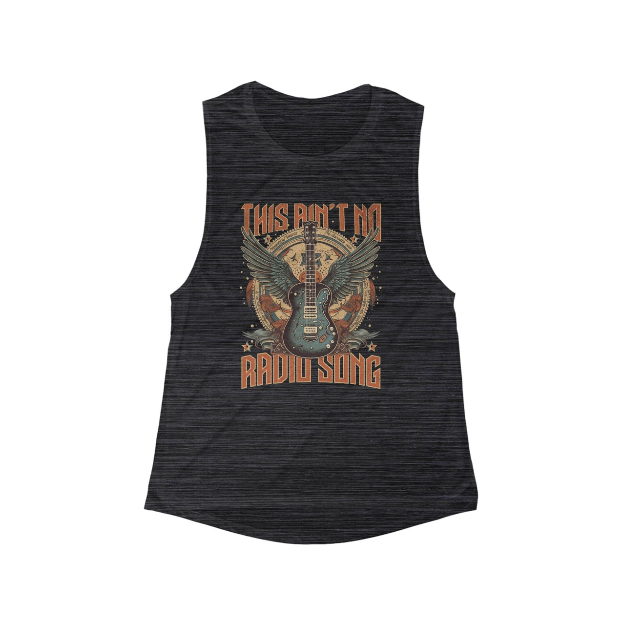 Hardy Radio Song Muscle Tank - Sunlit Funlit Country Music Tees