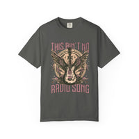 Thumbnail for Hardy Radio Song Tee - Pink Version - Sunlit Funlit Country Music Tees