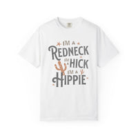 Thumbnail for Hardy Redneck Hick Hippie Tee - Adult Unisex - Sunlit Funlit Country Music Tees