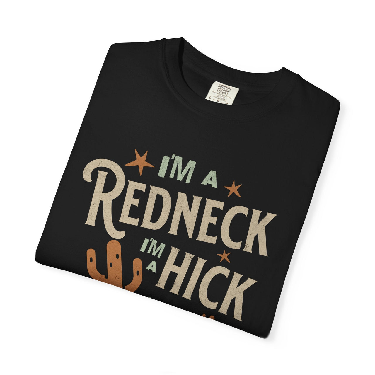 Hardy Redneck Hick Hippie Tee - Adult Unisex - Sunlit Funlit Country Music Tees