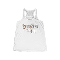 Thumbnail for Hardy Rednecker Than You Racerback Tank - Sunlit Funlit Country Music Tees