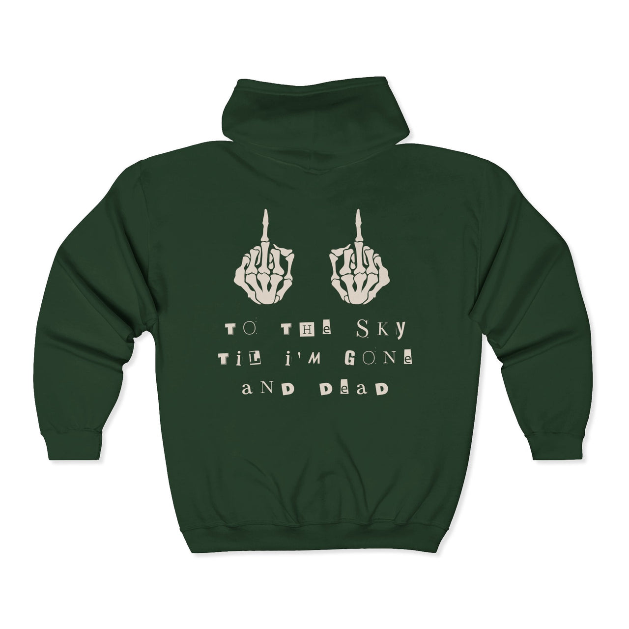 Hardy Sold Out Double Sided Zip Up Hoodie - Sunlit Funlit Country Music Tees