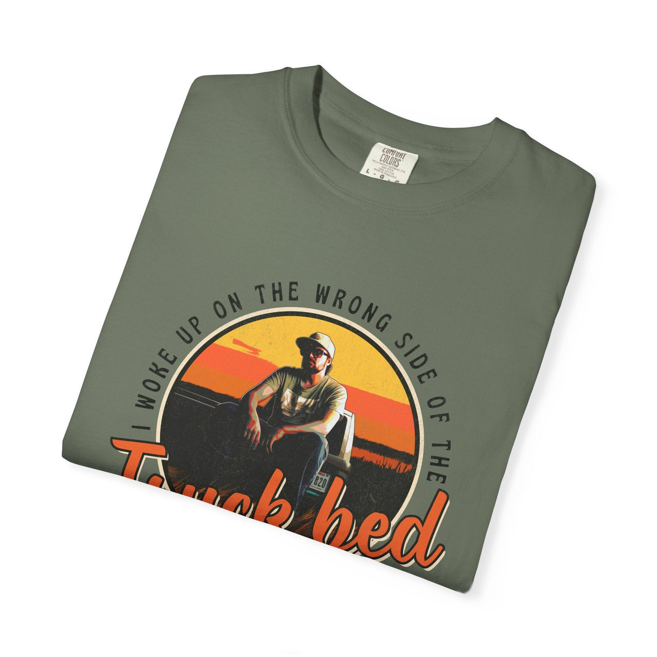 Hardy Truck Bed Comfort Colors Tee - Sunlit Funlit Country Music Tees