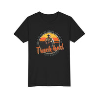 Thumbnail for Hardy Truck Bed Youth Tee - Sunlit Funlit Country Music Tees
