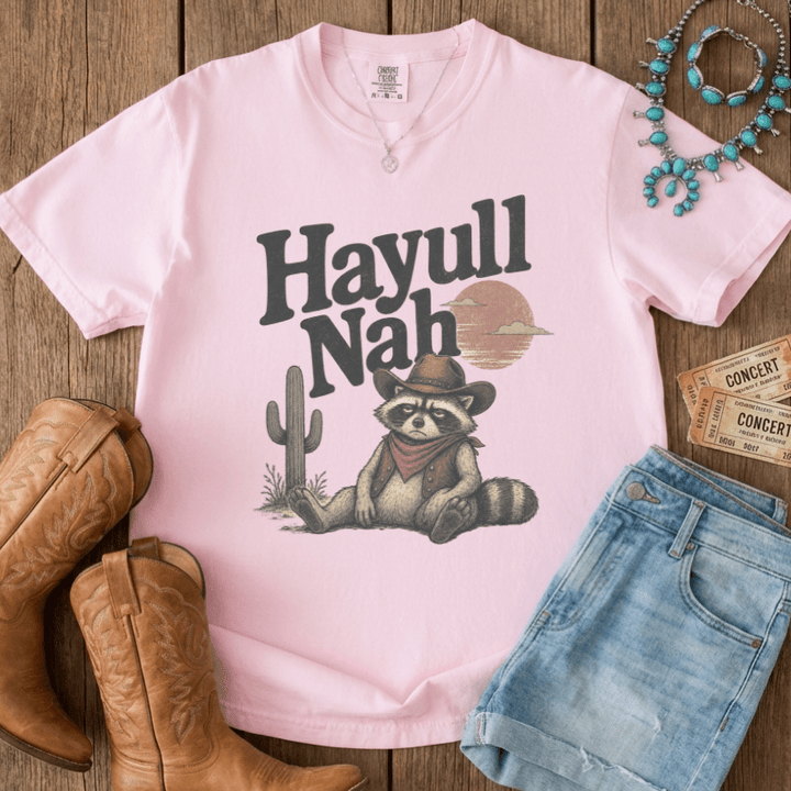 Hayull Nah Raccoon Tee
