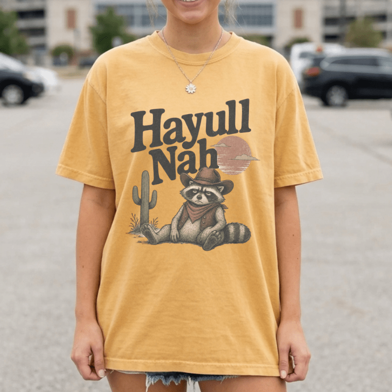 Hayull Nah Raccoon Tee