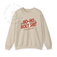Thumbnail for Ho Ho Holy Sh*t NSFW Funny Christmas Sweater - Sunlit Funlit Country Music Tees