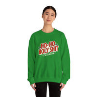 Thumbnail for Ho Ho Holy Sh*t NSFW Funny Christmas Sweater - Sunlit Funlit Country Music Tees