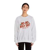 Thumbnail for Ho Ho Holy Sh*t NSFW Funny Christmas Sweater - Sunlit Funlit Country Music Tees