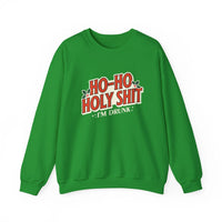 Thumbnail for Ho Ho Holy Sh*t NSFW Funny Christmas Sweater - Sunlit Funlit Country Music Tees