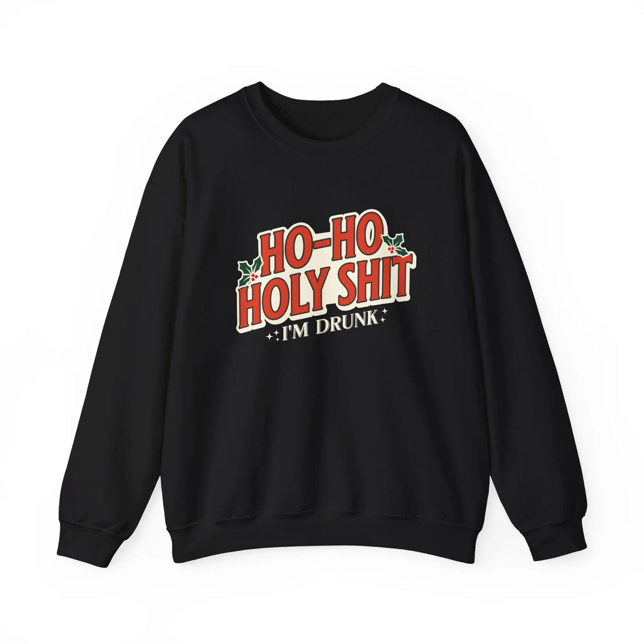 Ho Ho Holy Sh*t NSFW Funny Christmas Sweater - Sunlit Funlit Country Music Tees