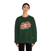 Thumbnail for Ho Ho Holy Sh*t NSFW Funny Christmas Sweater - Sunlit Funlit Country Music Tees