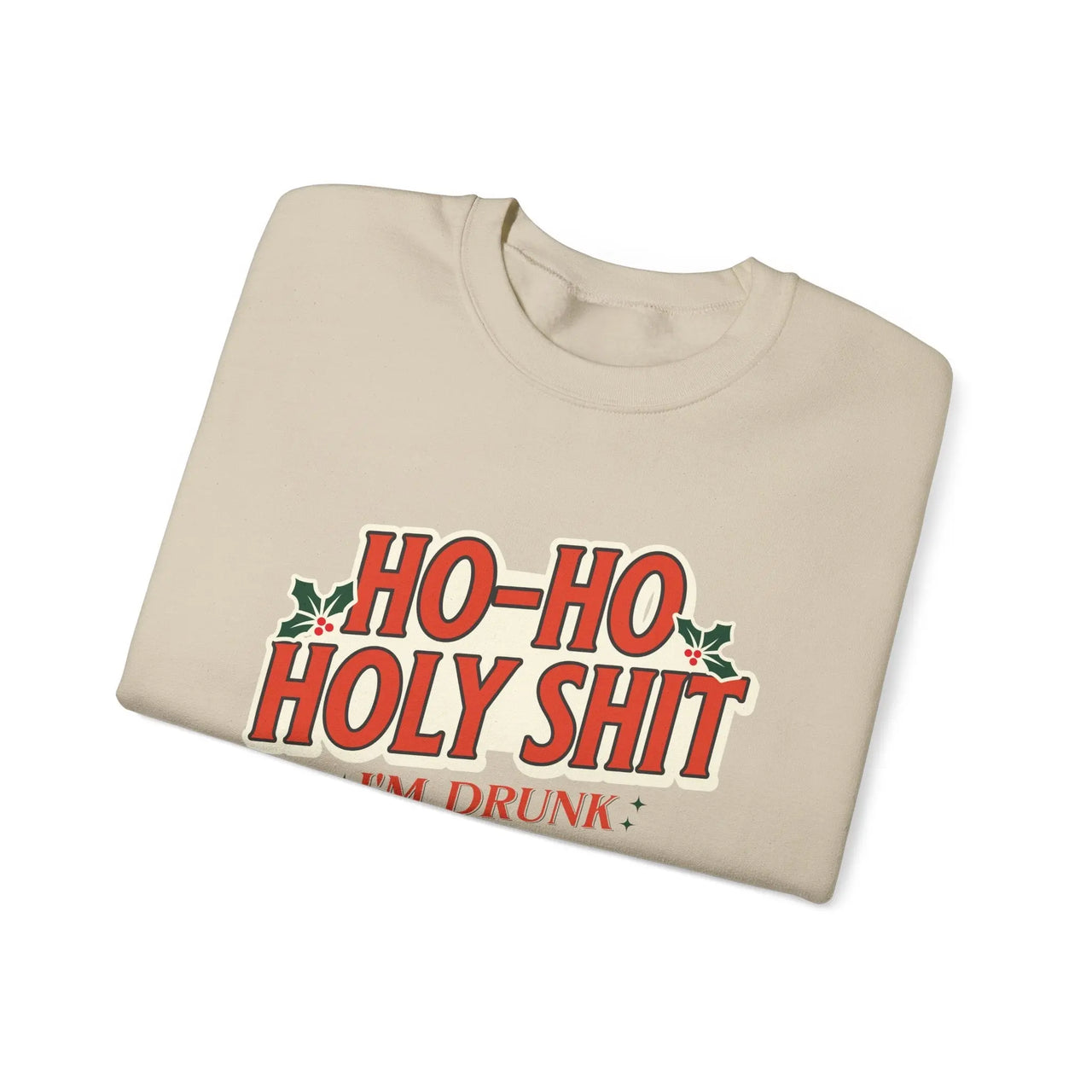 Ho Ho Holy Sh*t NSFW Funny Christmas Sweater - Sunlit Funlit Country Music Tees